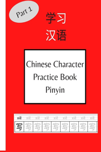 Chinese Character Practice Book Pinyin