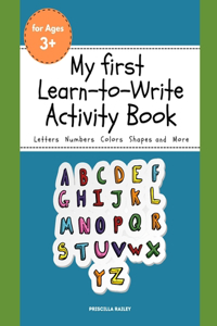 My First Learn-to-Write Activity Book