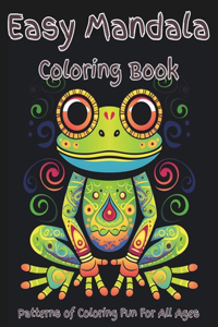 Easy Mandala Coloring Book
