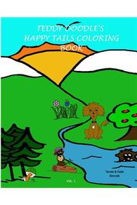 Teddy Doodle's Happy Tails Coloring Book