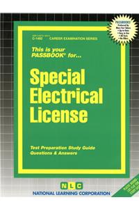 Special Electrical License