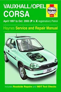 Vauxhall/Opel Corsa Petrol (Apr 97 - Oct 00) Haynes Repair Manual