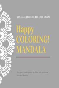 Mandala Coloring Book for Adults