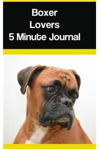 Boxer Lovers 5 Minute Journal