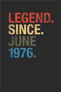 Legend Since June 1976
