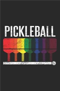 Pickleball: Sport Notizbuch liniert DIN A5 - 120 Seiten für Notizen, Zeichnungen, Formeln - Organizer Schreibheft Planer Tagebuch