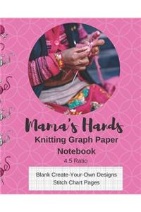 Mama's Hands Knitting Graph Paper Notebook