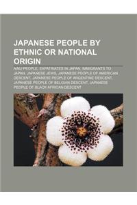Japanese People by Ethnic or National Origin