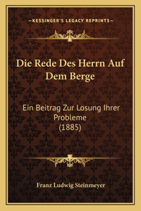 Rede Des Herrn Auf Dem Berge