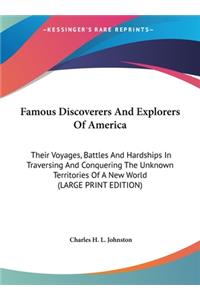 Famous Discoverers and Explorers of America