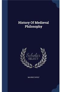 History Of Medieval Philosophy