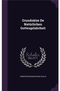 Grundsätze De Natürlichen Gottesgelahrheit