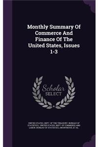 Monthly Summary of Commerce and Finance of the United States, Issues 1-3