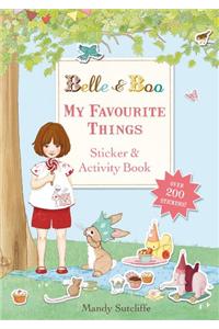 Belle & Boo: My Favourite Things: A Sticker and Activity Book