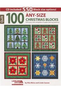 100 Any-Size Christmas Blocks