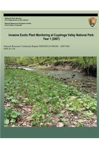 Invasive Exotic Plant Monitoring at Cuyahoga Valley National Park