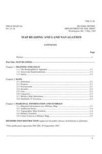 FM 21-26 Map Reading and Land Navigation 1993, by United States. Department of t