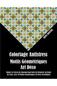 Coloriage Antistress Motifs Géométriques Art Déco