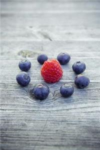 Blueberries and a Raspberry Fruit Journal