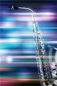 Silver Saxophone Notebook