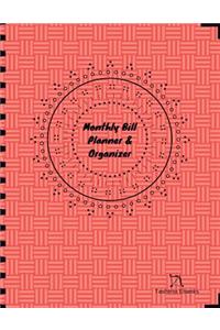 Monthly Bill Planner & Organizer: Budget Planning/Financial Planning Journal