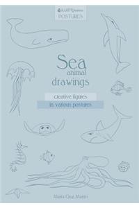 Sea Animal Drawings