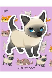 Sticker Book Kitty