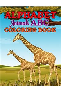 Alphabet Animal ABC Coloring Book