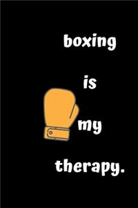 Boxing is my therapy