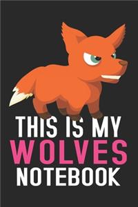 This Is My Wolves Notebook