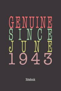 Genuine Since June 1943