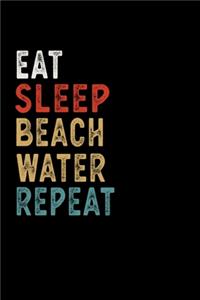 Eat Sleep Beach Water Polo Repeat Funny Sport Gift Idea