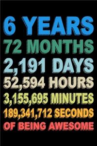 6 Years Of Being Awesome