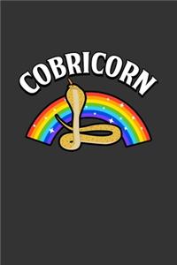 Cobricorn: Notebook - Dotgrid Journal - Writing Diary Book - Planer - Cobricorn, Snake, Cobra, Unicorn, funny Animal, rainbow - Doted - Gift Idea for Cobra Sna