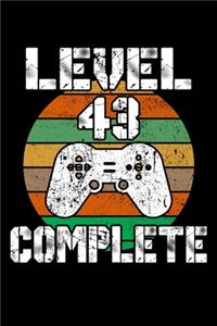 Level 43 Complete