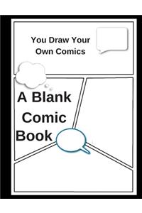 A Blank Comic Book