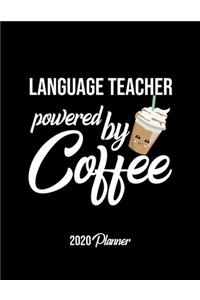 Language Teacher Powered By Coffee 2020 Planner