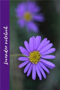 Lavender notebook