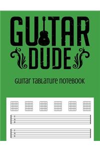 Guitar Tablature Notebook