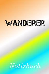 Wanderer Notizbuch