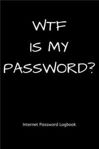 WTF is my password? Internet Password Logbook