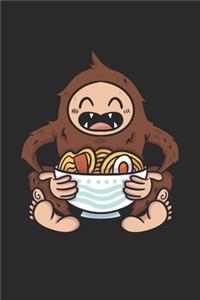 Kawaii Monkey Eating Ramen