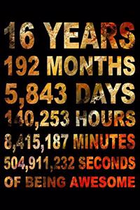 16 Years Of Being Awesome