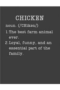 Chicken: Animal Lover Gifts - 2020 Weekly Planner: A 52-Week Calendar (Definition, Humor)