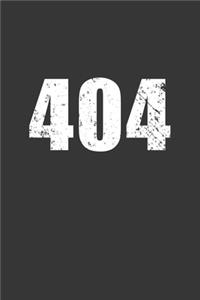 404 Notebook