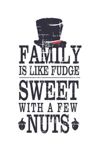 Family Is Like Fudge, Sweet With A Few Nuts