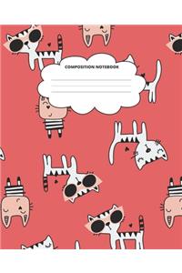 Kitty Composition Notebook