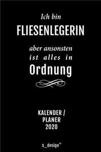 Kalender 2020 für Fliesenleger / Fliesenlegerin