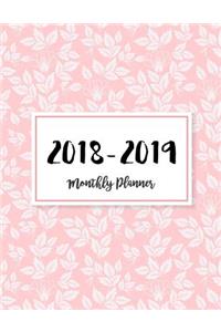 2018 - 2019 Monthly Planner