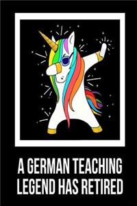A German Teaching Legend Has Retired